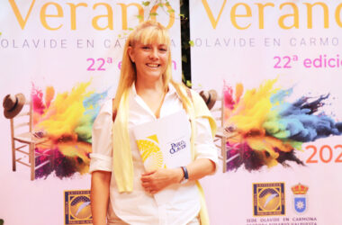 Juana Castilla en la sede de la UPO en Carmona