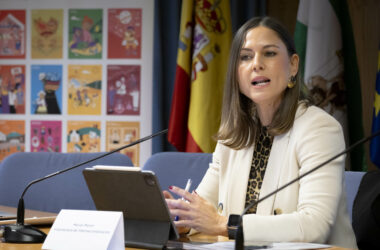 Marián Morón durante la presentación del Plan de Acción para la Agenda 2030