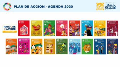 Ilustraciones de cada uno de los 17 ODS