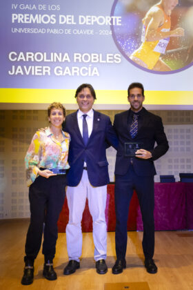 Carolina Robles, Francisco Oliva y Javier García