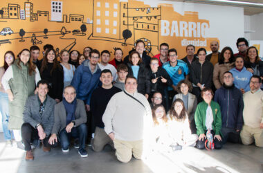 Estudiantes del programa FEVIDA en la R.U. Flora Tristán