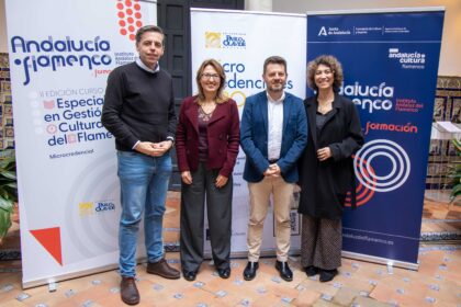 Cristóbal Ortega, Laura López de la Cruz, José Ángel Vélez y Laura Gómez