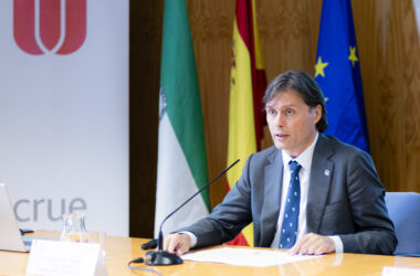 Francisco Oliva en la presentación del proyecto 'Transferencia e Impacto Social'