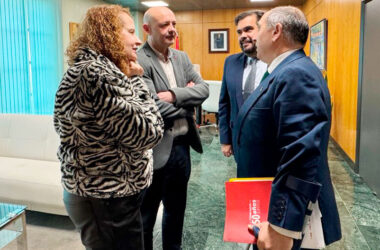 Basilia Sanz, Francisco Rodríguez, Iván Pestaña y Vicente Martín