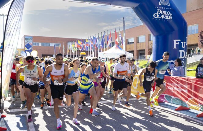 Salida de la IX Carrera