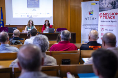 Aurora Villalobos y Antonia Jiménez en la presentación de las Jornadas