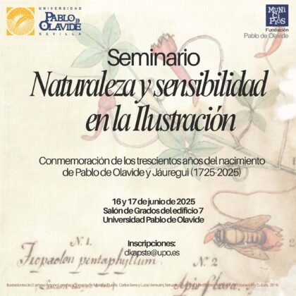 seminario sobre Ilustración y naturaleza: 16 de junio, UPO