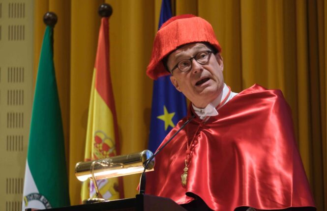 Stefan Lieble durante su discurso