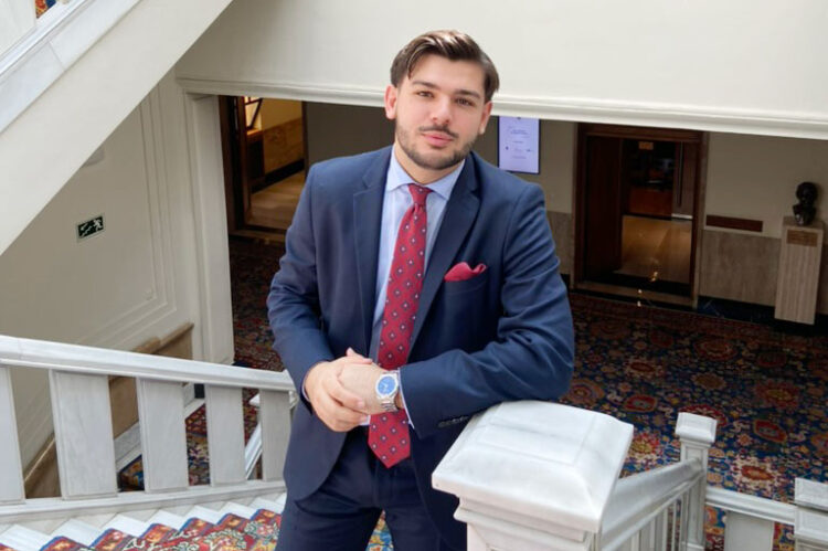 Iván Arguijo, estudiante de la Facultad de Derecho