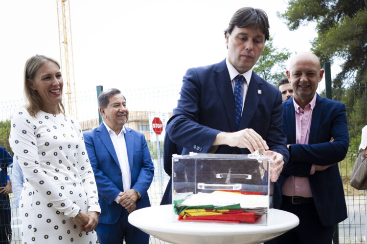 Lorena Garrido, Juan R. Tejedo, Francisco Oliva y Francisco Rodríguez