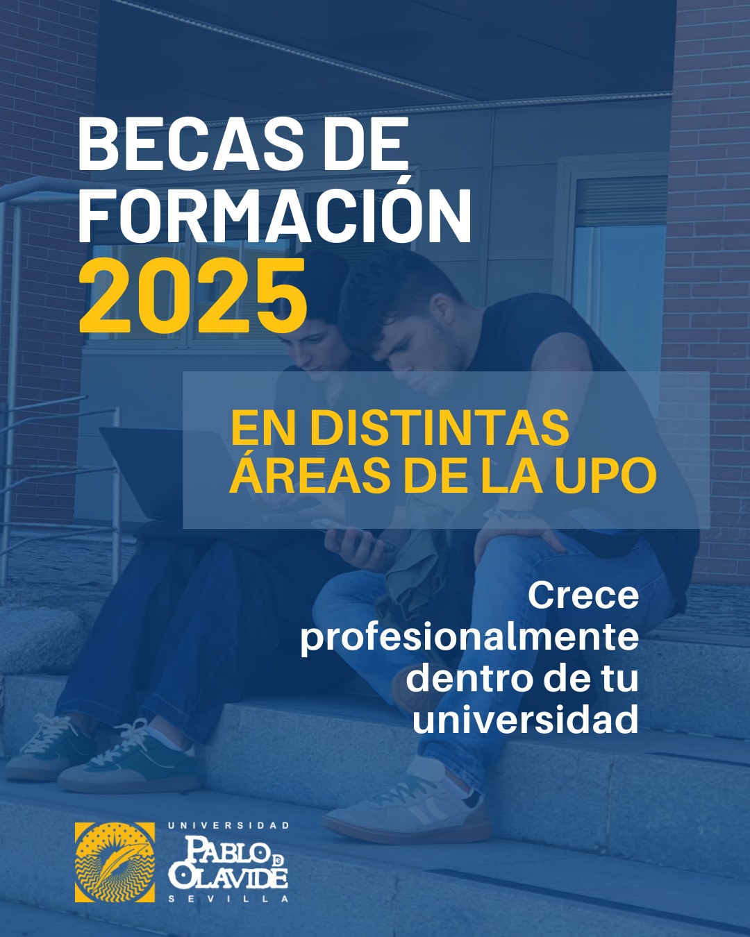 🔵 BECAS DE FORMACIÓN UPO 2025/2026
¿Te gustaría formarte en la UPO mientras colaboras con diferentes unidades y centros de la universidad? Ya está abierta la convocatoria de becas de formación para estudiantes de GRADO del curso 2025/2026.
Te ofrecemos:
✔ Formación práctica en distintas áreas de la UPO
✔ Duración de hasta 12 meses (prorrogables)
✔ Compensación mensual desde 300€ hasta 740€, según beca
✔ Flexibilidad para compatibilizar con tus estudios
📍 Becas en:
💎 Área de Estudiantes (UPO-DINAMO)
💎 Consejo de Estudiantes @ceupo
💎 Unidad Técnica de Comunicación
💎 Facultad de Humanidades (Programa Atenea)
💎 Escuela Politécnica Superior (Laboratorio EPS)
Requisitos 👇
Estar matriculado en un grado oficial de la UPO
Tener superado al menos el 60% del grado
No participar en programas de movilidad
🗓 Plazo de solicitud: abierto hasta el 1 de septiembre.
📌 Presenta tu solicitud a través de la sede electrónica: sede.upo.es
📥 Consulta toda la información en el Tablón Electrónico Oficial y en el link de la bio.
💬 ¡No dejes pasar esta oportunidad de crecer profesionalmente dentro de la universidad!
#LaOlavideEresTú #Becas #formación #UniversidadPablodeOlavide #estudiantes