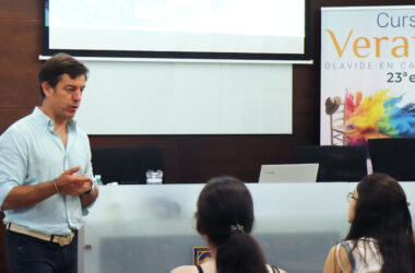 Javier García Pereda en la sede Olavide en Carmona