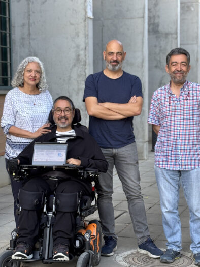 Ana Brokate, Antonio J. Pérez Pulido, Manuel Muñoz y Andrés Garzón