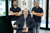 desde la izquierda, Antonio Moreno, Antonio Pérez Pulido y Pablo Mier en el CABD.