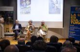 Raúl Álvarez, Rosalía Martínez y Juan Daniel Ramírez en la mesa de debate celebrada en el Festival Miradas a través del tiempo