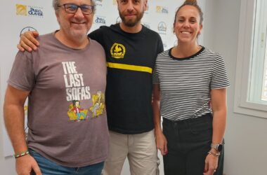 Luis Villagarcía, Juan Ramos y María José Molina