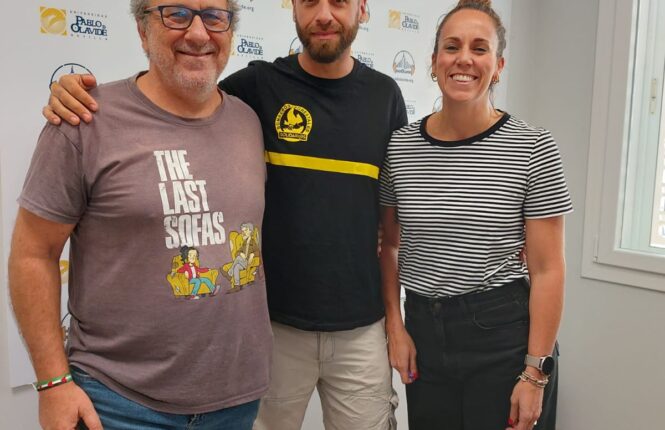 Luis Villagarcía, Juan Ramos y María José Molina
