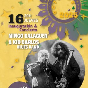  Jueves, 16 de octubre, 20 horas: Mingo Balaguer & Kid Carlos Blues Band.