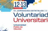 IV Jornadas Estatales de Voluntariado Universitario: 12 de noviembre, UPO