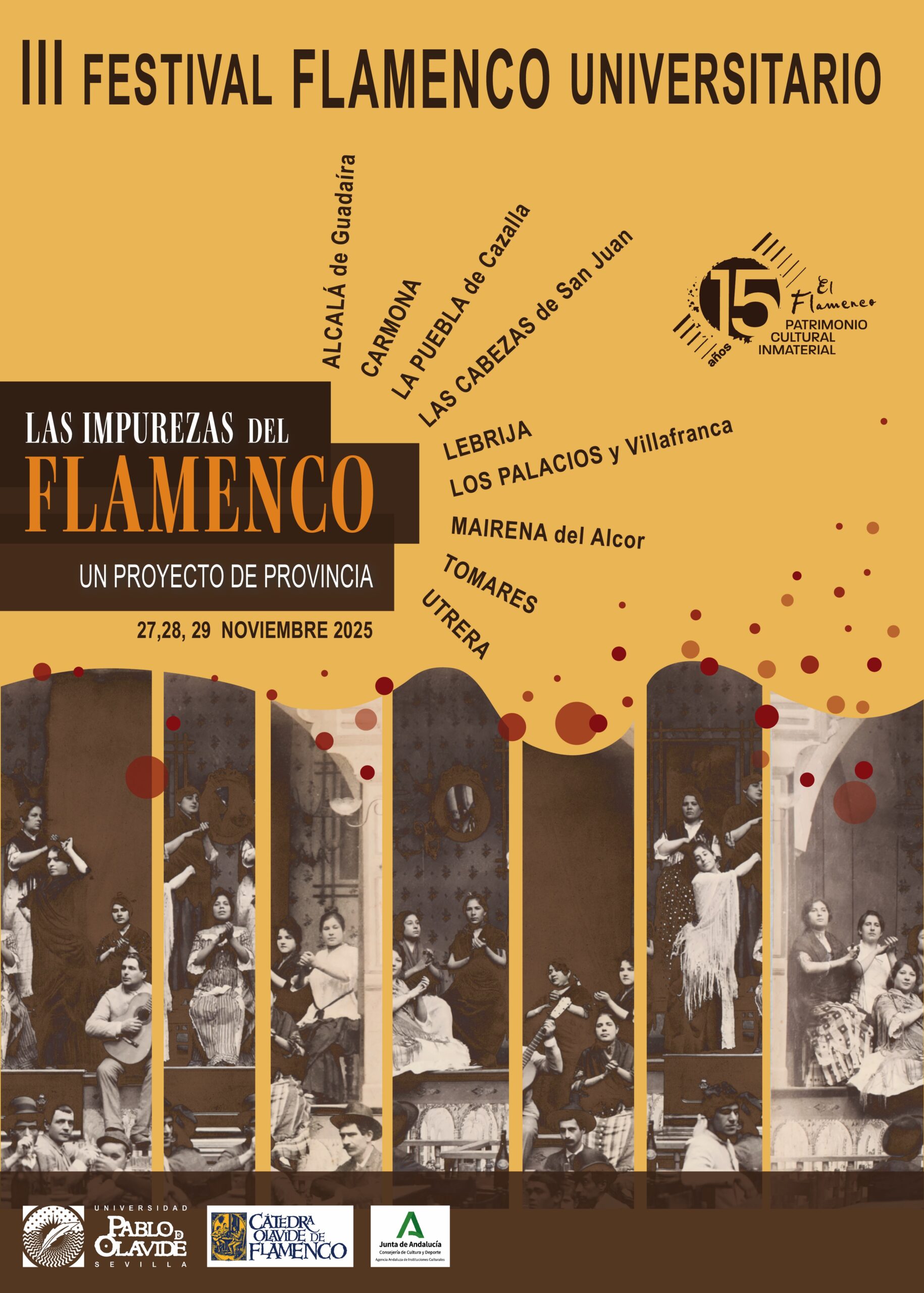 III Festival Universitario ‘Las Impurezas del Flamenco’ - días 27, 28 y 29 de noviembre de 2025
