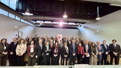 Asamblea General de la Conferencia de Rectores y Rectoras de las Universidades Españolas (CRUE), reunida hoy en la Universidad de Castilla-La Mancha (UCLM