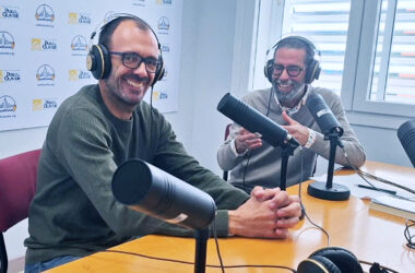 Isaac Rosa y Luis Navarro durante el programa