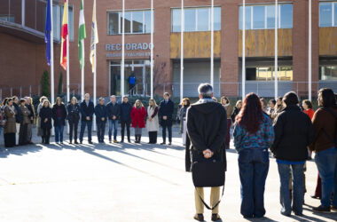 Minuto de silencio guardado en el campus de la UPO por el accidente de Adamuz