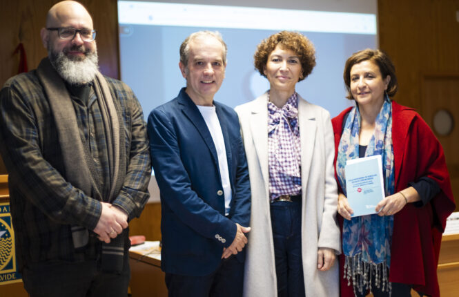 Manuel Flores, Raúl Álvarez, Laura Gómez y Nuria Cordero