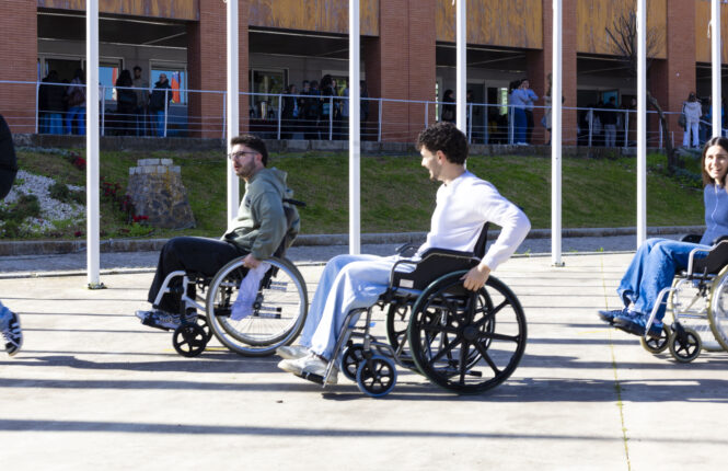 recorrido en silla de ruedas