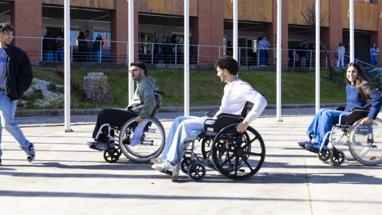 recorrido en silla de ruedas