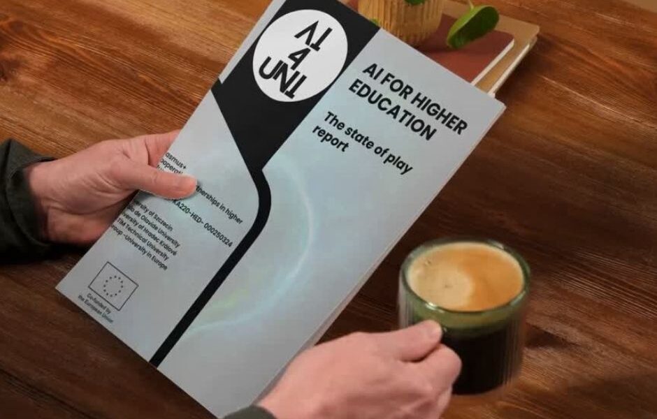 portada del informe The AI for Higher Education – The state of play report