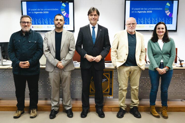 Luis Villagarcía, David Perejil Bricio, Francisco Oliva, Antonio Gallardo y María Ángeles Huete