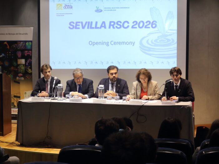 De izquierda a derecha: Joan Baptista Blasi, Juan Ignacio Zoido, Iván Pestaña, Pilar Moreno y Fiona Hafferl.