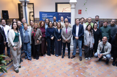 Foto de familia de la inauguración de la tercera edición de la microcredencial ‘Especialista en Gestión Cultural del Flamenco’