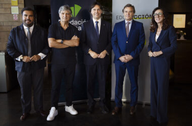 Iván Pestaña, Toni Nadal, Francisco Oliva, Gerardo Lerones y Sonia Díez
