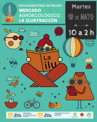 El martes, 19 de mayo, de 10:00 a 14:00 horas, tendrá lugar el XXX Mercado Agroecológico "La Ilustración" en la UPO