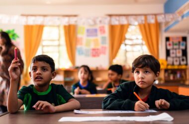 Estudiantes de Primaria en un aula