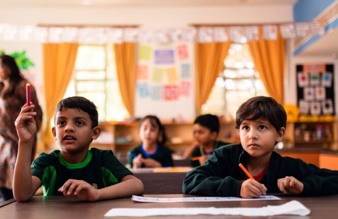 Estudiantes de Primaria en un aula