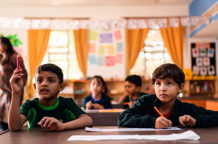 Estudiantes de Primaria en un aula