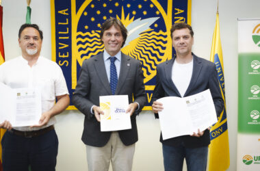 Roque García, Francisco Oliva y Jesús Cózar