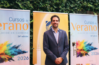 Norberto Díaz en la sede Olavide en Carmona