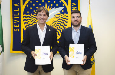 Francisco Oliva y Gabriel Santos, tras la ratificación del convenio