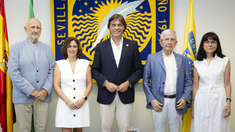 Alberto Ferrús, Lydia Jiménez, Francisco Oliva, J.M. Delgado y Agnès Gruart