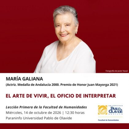 Lección Primera de la Facultad de Humanidades: María Galiana