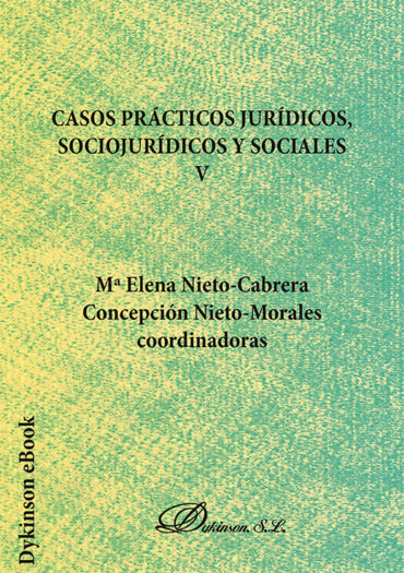 Portada del libro numero V de Casos prácticos jurídicos, socioeconómicos y sociales