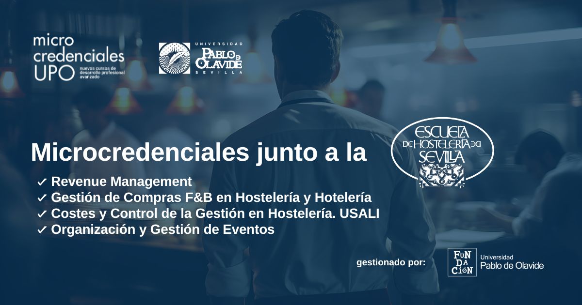 Microcredenciales junto a la Escuela de Hostelería de Sevilla