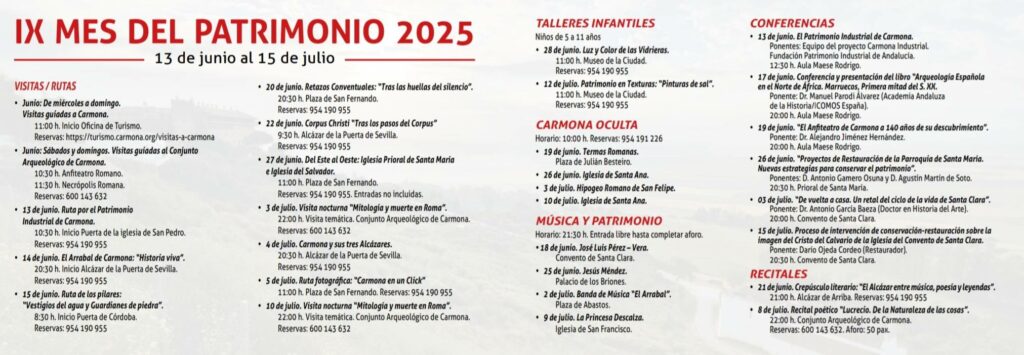 Mes del Patrimonio Carmona 2025