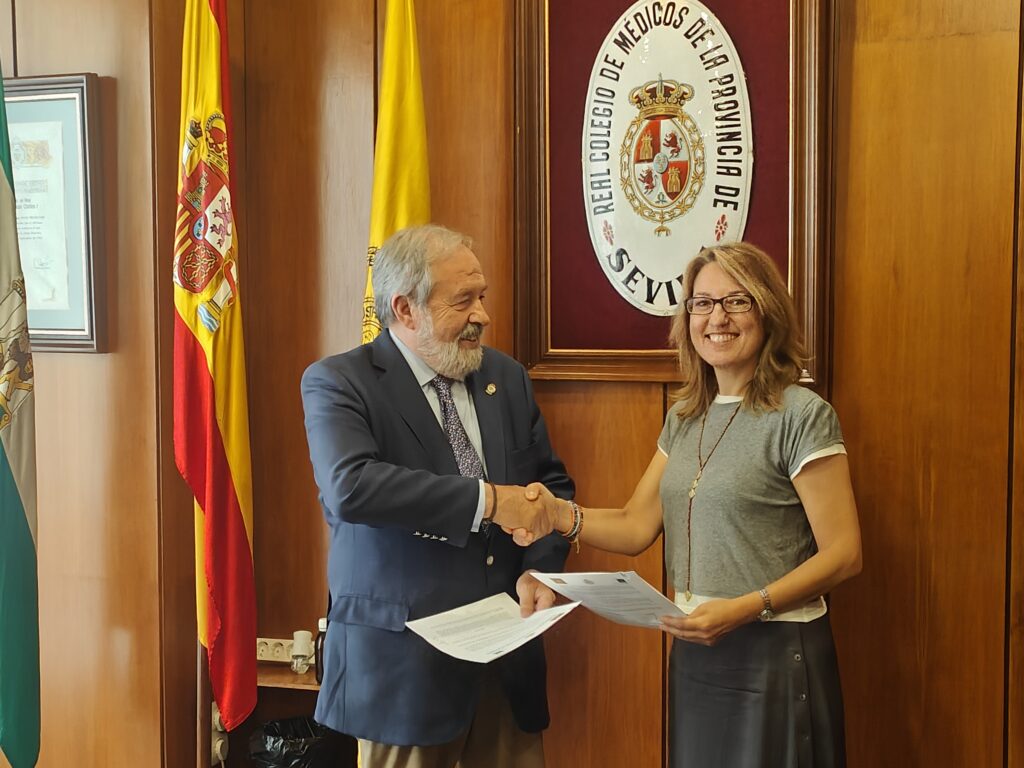 La Universidad Pablo de Olavide y el Colegio Oficial de Médicos de Sevilla formalizan con un convenio de colaboración la impartición de microcredenciales en la rama médico-sanitaria