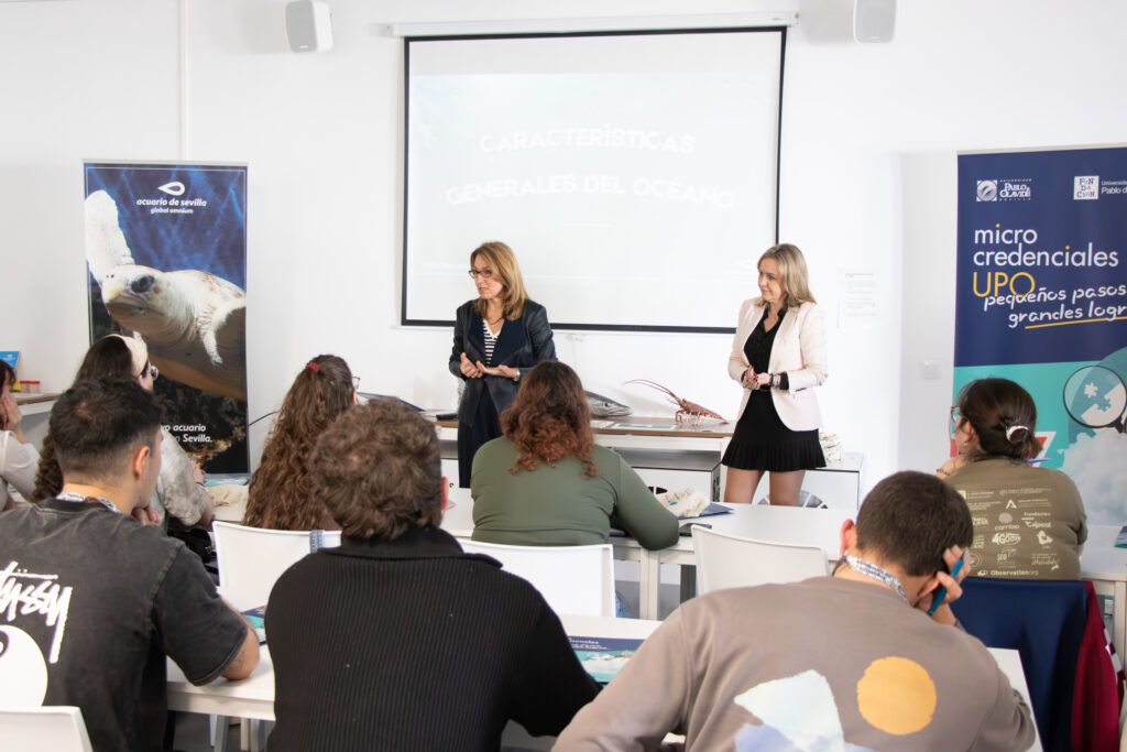 La Universidad Pablo de Olavide y el Acuario de Sevilla inician una microcredencial sobre conservación de la biodiversidad marina