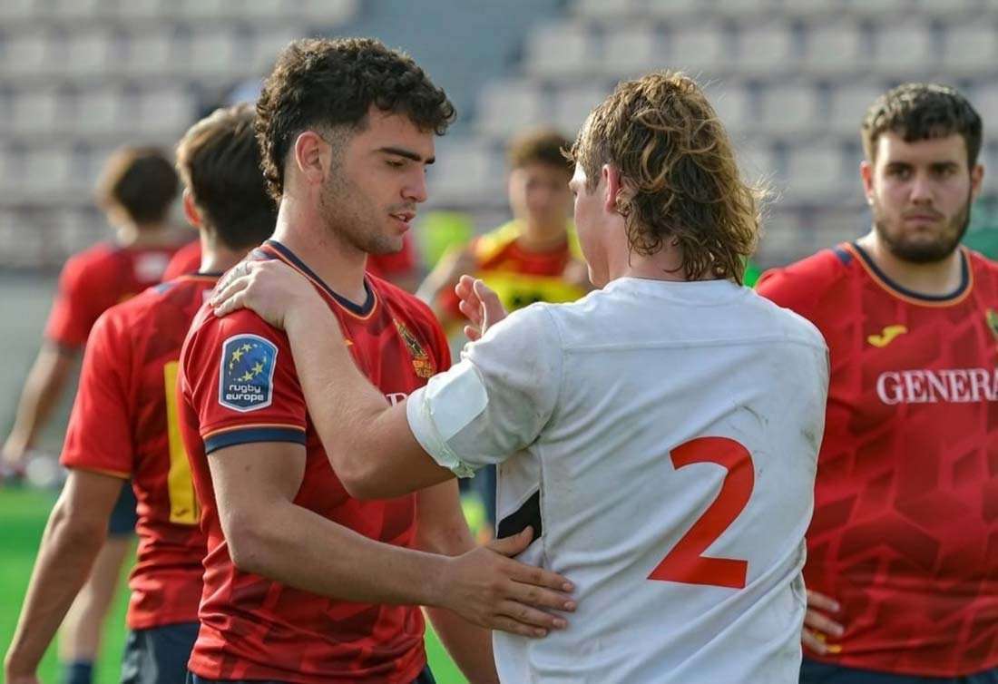 Diego González, estudiante de la UPO, alcanza el tercer puesto de Europa con la Selección Masculina de Rugby M18